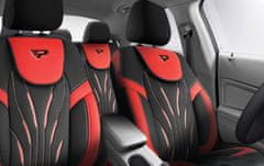 Autó üléshuzat PARS piros-fekete