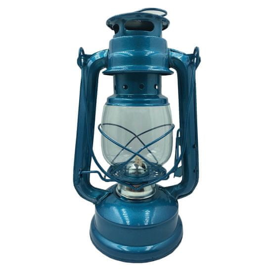 INNA Petróleum lámpa kanóccal 24cm kék