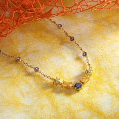 Morellato Elegáns aranyozott nyaklánc cirkóniummal Colori SAVY05