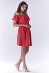 Awama Női mini ruha Laugyr A185 rózsaszín L