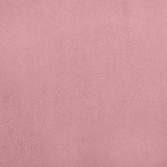 Vidaxl rózsaszín bársony gyerek kanapé 90 x 53 x 30 cm 3196282