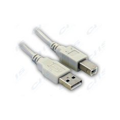 Wiretek kábel USB Összekötő A-B, 3m, Male/Male (WU4AE-3)