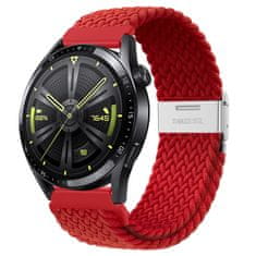 BStrap Elastic Nylon 2 szíj Samsung Galaxy Watch 3 45mm, red