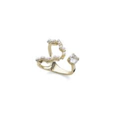 Oliver Weber Eredeti, aranyozott gyűrű Jasmine 41212G (Kerület M (53 - 55 mm))