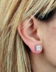Calvin Klein Gyönyörű acél fülbevaló kristályokkal 35000370