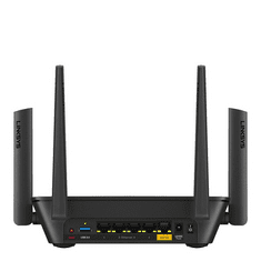 Linksys MR9000 vezetéknélküli router Gigabit Ethernet Háromsávos (2,4 GHz / 5 GHz / 5 GHz) Fekete (MR9000-EU)