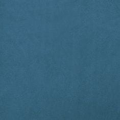 Vidaxl kék bársony gyerekkanapé 100 x 50 x 26 cm 3196393
