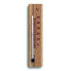TFA Szobahőmérő fából készült 15cm