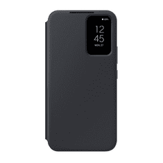 SAMSUNG Galaxy A54 5G SM-A546B, Oldalra nyíló tok, hívás mutatóval, kártyatartóval, Smart View Wallet, fekete, gyári (RS138022)