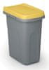 Stefanplast Válogatott hulladékgyűjtő HOME ECO SYSTEM, műanyag, 15L, szürkéssárga