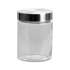 STREFA 1,3 literes gömbölyű üveg + rozsdamentes acél fedél