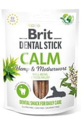 Brit Dog Dental Stick Nyugtató Kender&Motherwort 7db
