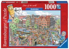 Ravensburger A világ rejtvényvárosai: Amszterdam 1000 darab