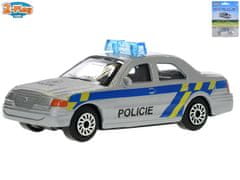 2-Play Közlekedési autó Police CZ 8 cm fém szabadon futó