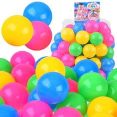 JOKOMISIADA  Colorful Balls Pool Balls 6,5cm 100db Za4428