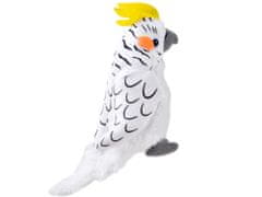 JOKOMISIADA  Kabalája papagáj fehér kabát 17cm 13574