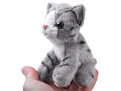 JOKOMISIADA  Plüss játék Cat Sitting Kitten 13cm 13733