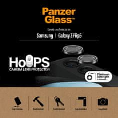 PanzerGlass HoOps gyűrűk Samsung Galaxy Z Flip5 0458 - védőgyűrűk a kamera lencséjéhez