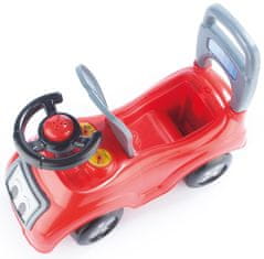 DOLU Futóbicikli- piros autó háttámlával
