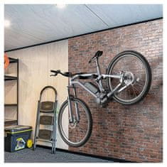 Meliconi falra szerelhető kerékpártartó, 489001, egykarú, festett, teherbírása 30 kg, Olaszországban gyártott