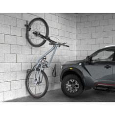 Meliconi falra szerelhető kerékpártartó, 489002, tömör, lakkozott, univerzális, teherbírása 30 kg, Made in Italy