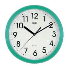 Trevi A óra, OM 3301/Zöld, falra szerelhető, átmérő 25 cm, néma kvarc, 1xAA elem