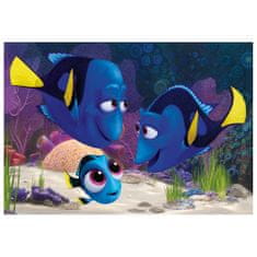 DINO Finding Dory: puzzle 2x77 darab