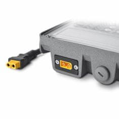 VIDEX Napelemes LED reflektor 56x LED 100W 2800lm 5000K IP65 szürkületérzékelővel és távirányítóval