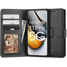 Tech-protect Wallet könyv tok Realme 11 Pro 5G / 11 Pro Plus 5G, fekete