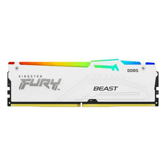 Kingston 128GB 5600MHz DDR5 RAM Fury Beast White RGB CL40 (2x32GB) (KF556C40BWAK4-128) (KF556C40BWAK4-128)