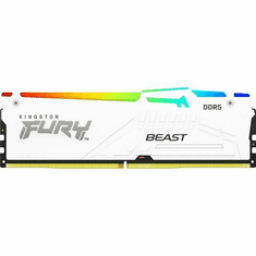 Kingston 16GB 6000MHz DDR5 RAM Fury Beast White RGB CL40 (KF560C40BWA-16) (KF560C40BWA-16)