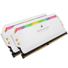 Corsair 16GB 3600MHz DDR4 RAM Dominator Platinum RGB fehér CL18 (2x8GB) (CMT16GX4M2C3600C18W) (CMT16GX4M2C3600C18W)
