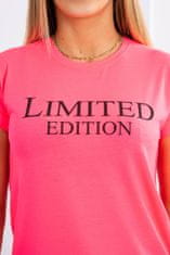 Kesi Nyomtatott női póló Denzel neon rózsaszín-fekete Universal