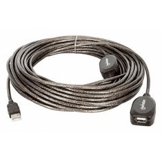 Manhattan USB 2.0 aktív hosszabító kábel 20m (150958) (150958)