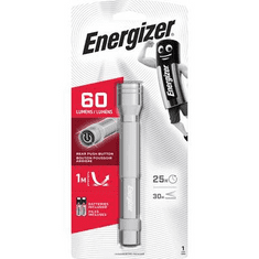 Energizer LED Kézilámpa, 5 Nichia LED-es 35 lm, 2db AA ceruzaelemmel, ezüst színű Metal Light 634041 (634041)