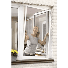 Tesa Szúnyogháló ablakhoz, alumínium kerettel 1,5 x 1,4 m fehér Comfort 55196-01 (55196-00)