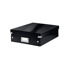 LEITZ Click & Store WOW rendszerező doboz nagy, fekete (60580095) (l60580095)