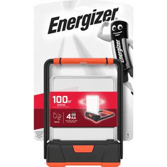 Energizer LED-es kemping lámpa 150 lm, 4 db AA ceruzaelemmel, sötétszürke, narancs színű Compact E300461000 (E300461000)