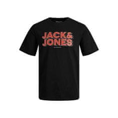 Jack&Jones Férfi póló JCOSPACE Standard Fit 12243940 black (Méret S)