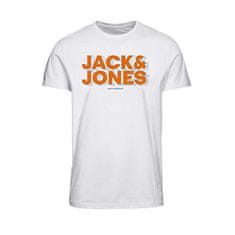 Jack&Jones Férfi póló JCOSPACE Standard Fit 12243940 white (Méret S)