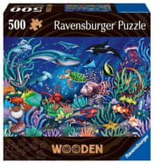 Ravensburger Puzzle - Víz alatti világ 500 darab, fa