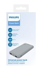 PHILIPS Powerbank DLP1810NV/62, ezüst, 10000mAh