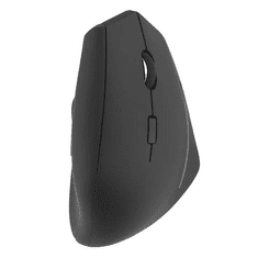 TNB vezeték nélküli (Bluetooth és 2.4GHz) ergonomikus hanyattegér fekete (MWERGOVBT) (MWERGOVBT)