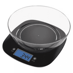 EMOS EV025 digitális konyhai mérleg mérőtállal fekete (EV025)