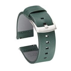 BStrap Fine Leather szíj Garmin Venu 2S, green