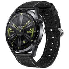 BStrap Denim szíj Huawei Watch GT 42mm, black
