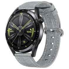 BStrap Denim szíj Huawei Watch GT 42mm, gray