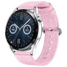 BStrap Denim szíj Huawei Watch GT3 42mm, pink