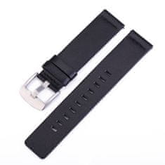 BStrap Fine Leather szíj Xiaomi Amazfit Bip, black