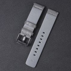 BStrap Fine Leather szíj Huawei Watch GT3 46mm, gray